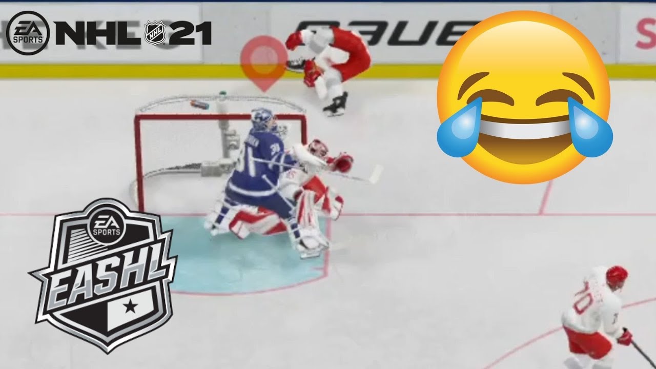 NHL 21 GOALIE HITS! AND GOALIE GLITCHES! YouTube