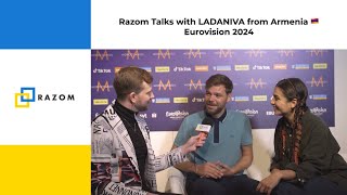 Razom Talks with LADANIVA from Armenia 🇦🇲 | Eurovision 2024