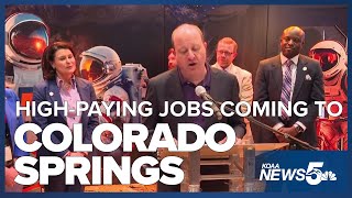 100 high-paying jobs coming to Colorado Springs, announcement made at Space Symposium