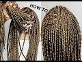 Water Method On Box Braids HOW TO- WATCH AND LEARN