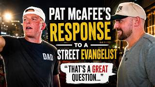 Watch Pat McAfee's response to a street preacher! #espn #Evangelism #Jesus