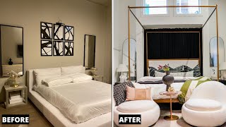EXTREME Modern Bedroom Makeover! Modern, Luxury Primary Bedroom Transformation Part 1
