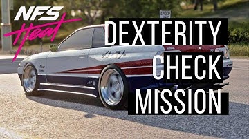 DEXTERITY CHECK MISSION | DRIVING STORY | NEED FOR SPEED HEAT | WALKTROUGH