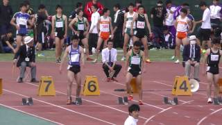 20170422群馬リレーカーニバル男子100m1組