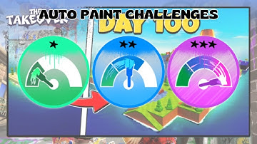 [THE TAKEOVER] - BUILD AN ISLAND SCRIPT - AUTO PAINT CHALLENGES