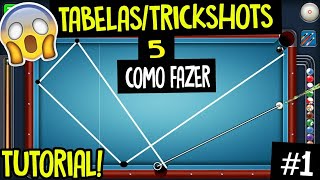 TUTORIAL de 5 TABELAS para o oponente QUEBRAR O CELULAR! Como fazer Tabelas/Trickshots #1 screenshot 1