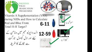 How to Calculate Vitamins A Capsule  Red/Blue  from H-H Target, On Mobile, On PC and by Hand. screenshot 1
