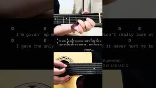 Sweet Surrender - Bread | Easy Guitar Tutorial For Beginners #guitarlesson #shorts