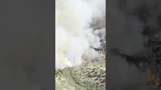 View from the sky captures Widemouth 2 Fire's explosive growth