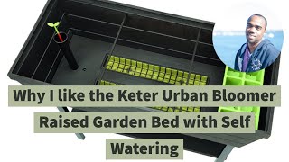 Keter Urban Bloomer Raised Garden Bed with Self Watering Planter 🌺👍