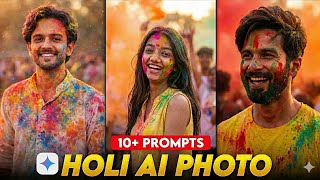 Holi Ai Photo Editing 🔥| AI Se Holi Special Photo Kaise Banaye (AiHITTU) screenshot 3