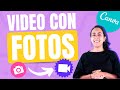 Cómo crear videos con fotos en Canva - tutorial de canva 2020 en español - añade motion en tus fotos