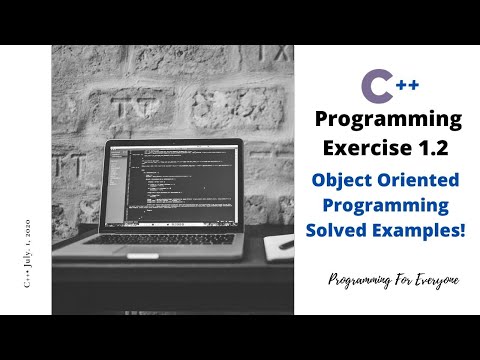 Lec#50 C++ Object Oriented Programming Exercise 1.2 | C++ Tutorial in Urdu