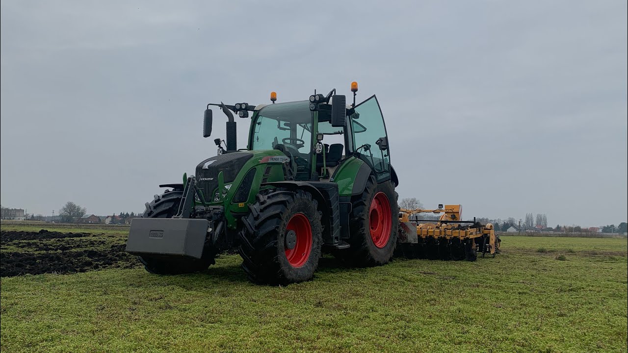 #3 | Talerzowanie | Fendt 724 + Agrisem Disc-o-Mulch 5m | P.T Agro
