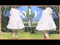 ティアードワンピの作り方/DIY How to make a tiered dress