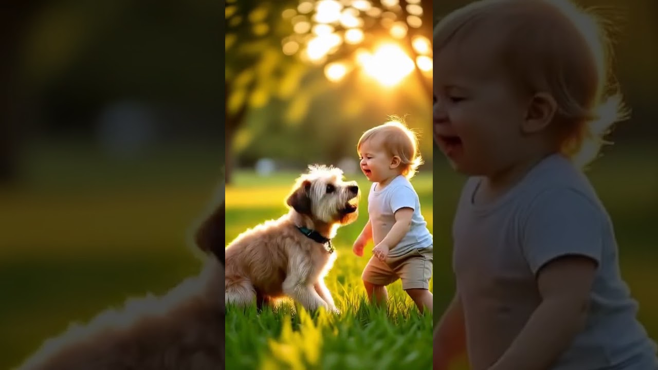 Kid vs Dog Funny Fight 🐶👦😂 