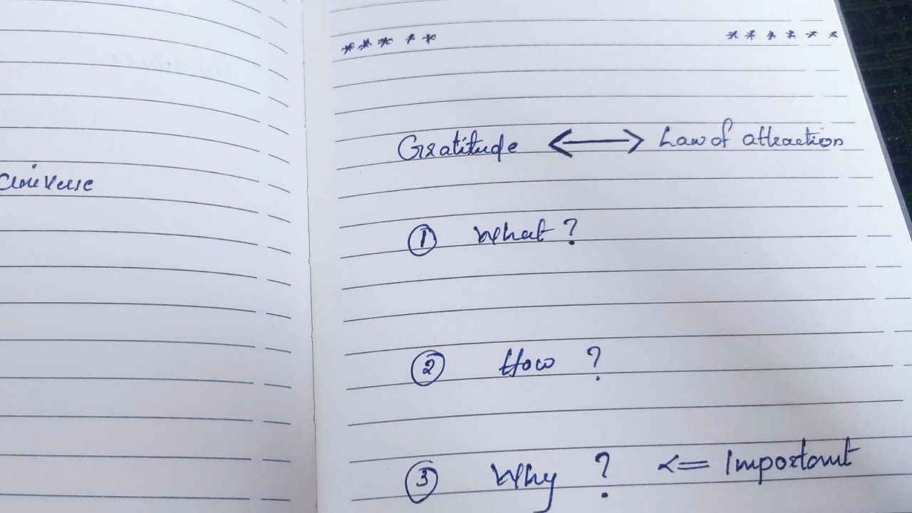 How Gratitude changes our life?Gratitude and Law of Attraction| #gratitude #lawofattraction ✍️