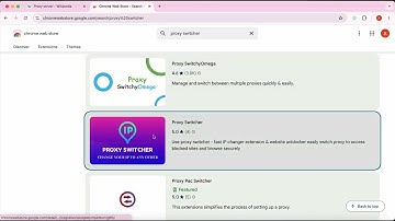 How do i use a proxy server with chrome