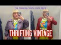 Come Thrifting with me for VINTAGE *I found the 80s leather jacket of my dreams*