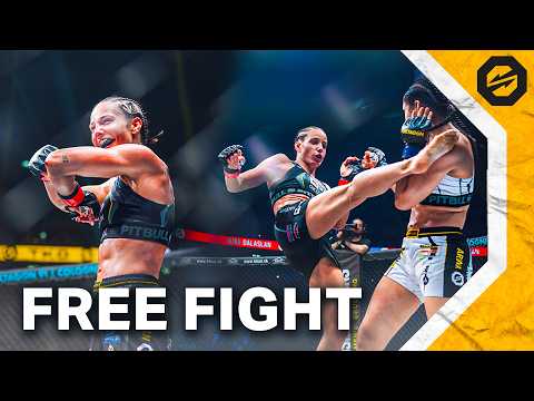That deadly ELBOW again! DALASLAN vs. ARIANA | FREE FIGHT | OKTAGON 90