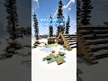 ❄️ A Cozy House in the Middle of Snow #shorts #minecraft #minecraftbuilding #minecrafttutorial