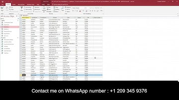Access Modules 1-3: SAM Capstone Project 1b | Shelly Cashman Access 2019 | SC_AC19_CS1-3b