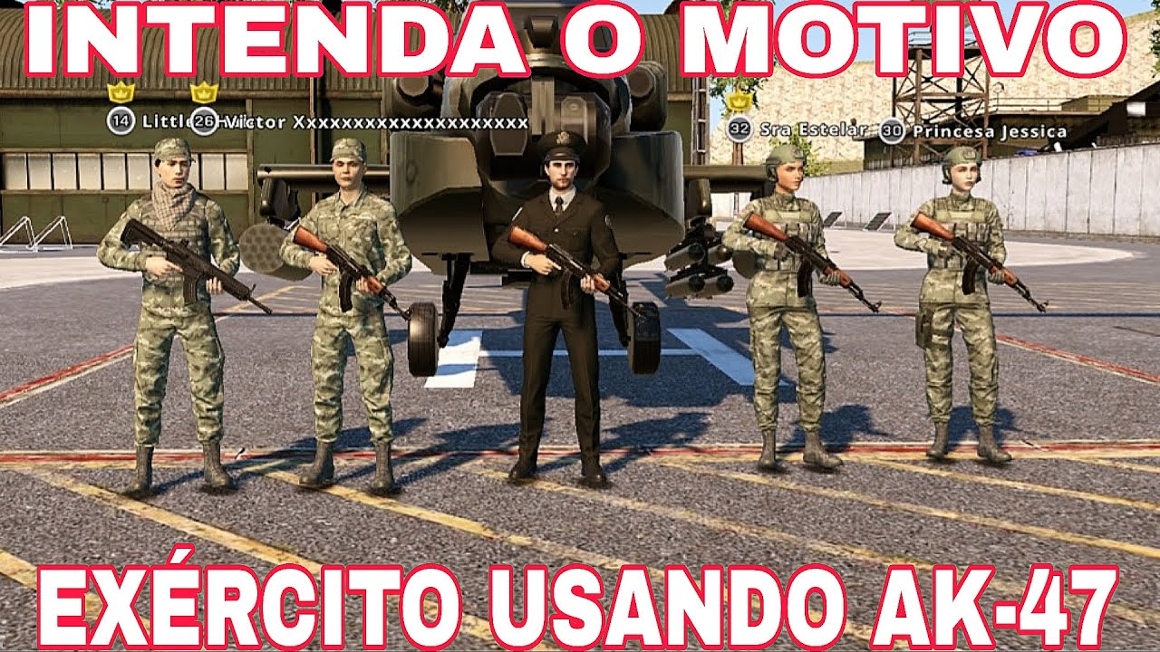 O MOTIVO DA LIBERAÇÃO DA AK-47 PARA O EXÉRCITO NO ONE STATE RP 