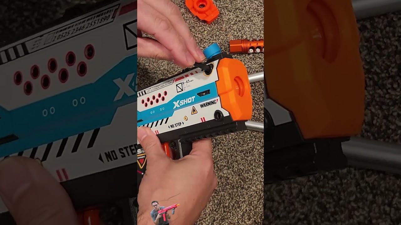 X-Shot Fury Pro X Barrel Collet Mod 