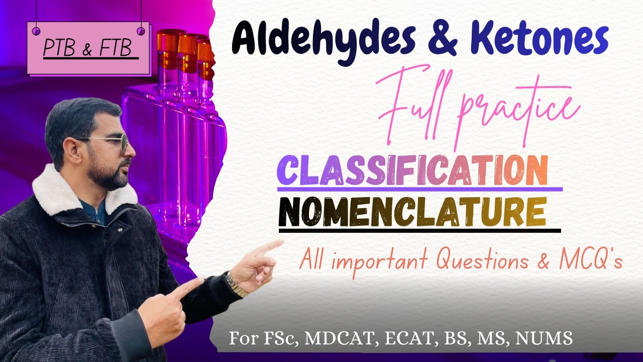 Aldehyde & ketone-Inter Part II-Punjab Board-Nomenclature of Carbonyl Compounds-Chemistry-Chapter 12