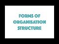 Organisation Structure - Line & staff, Functional, Committee