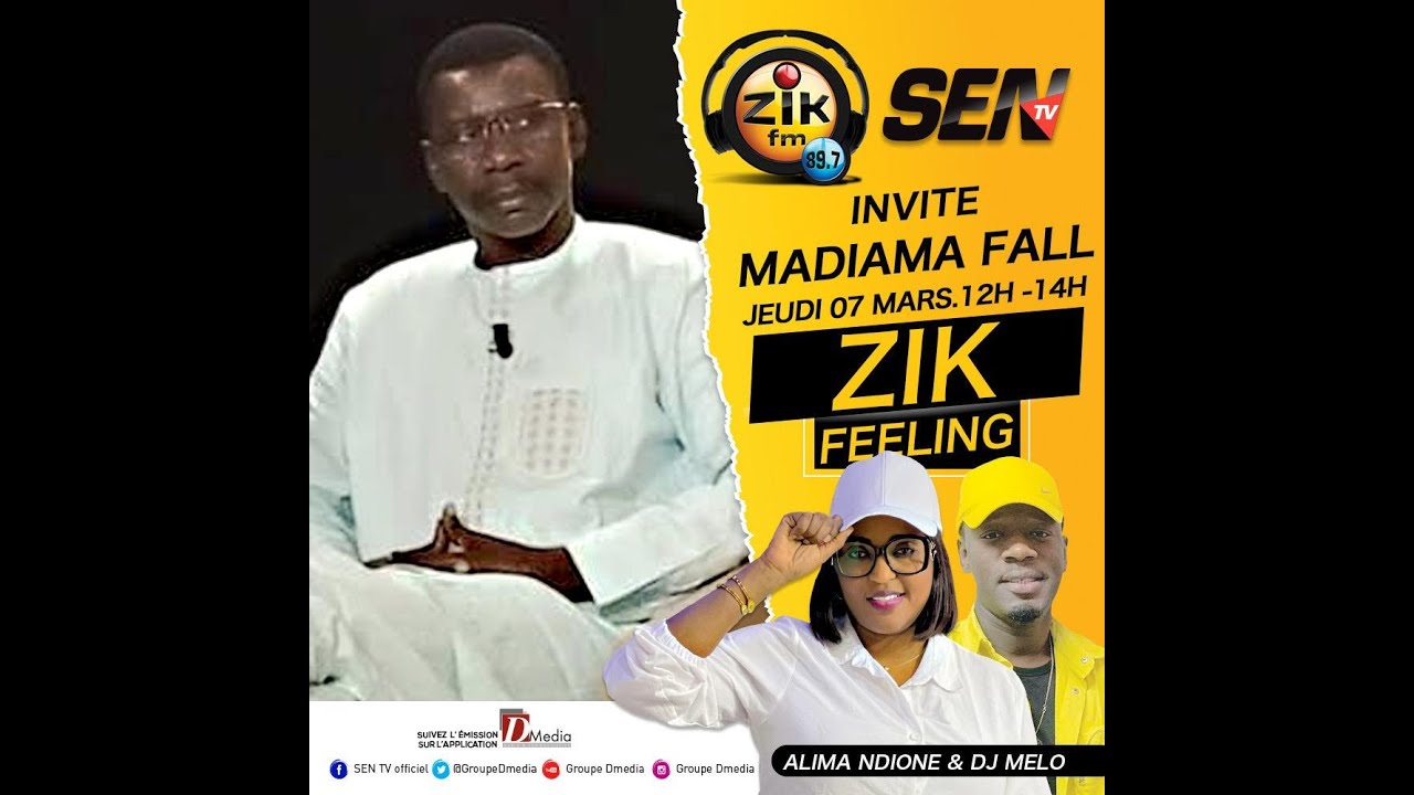 🛑[DIRECT] ZIK FEELING DU JEUDI 07 MARS 2024 AVEC ALIMA NDIONE & DJ MELO INVITÉ MADIAMA FALL 📍