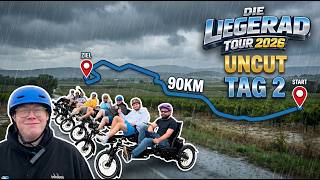 90KM bis zum Ziel 🚲 Die Liegerad Tour 2026 | Tag 2 - Part 1