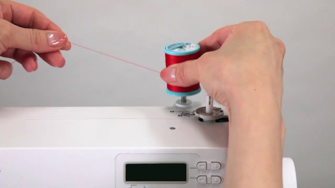 Brother sewing machines Upper threading without needle threader YouTube