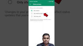 How to set Whatsapp Status Privacy screenshot 3