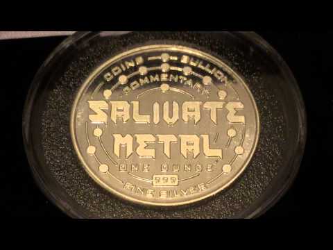 Salivate Metal Silver Round: Available Now