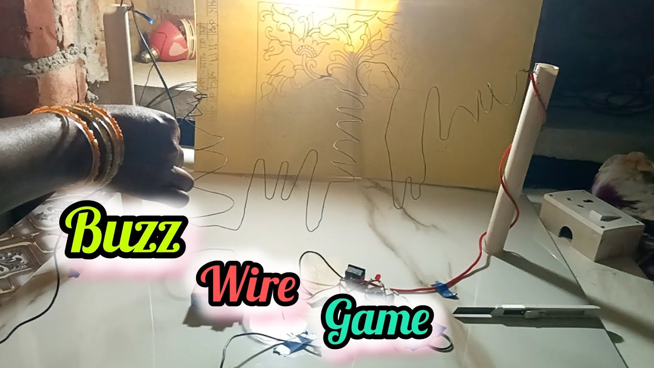 Buzz Wire Game 🎯 Viksit Bharat Project Ideas 💡 Exhibition Technology ...