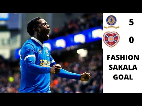 Rangers vs Hearts | Fashion Sakala Goal | Scottish Premiership