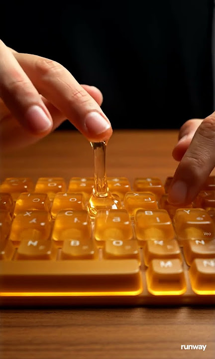 Honey Keyboard #asmr #ai #aiart #asmrsounds #asmr #satisfyingvideo