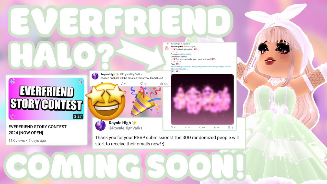 NEW EVERFRIEND HALO COMING VERY SOON?! 💘🧸 *ROYALE HIGH* YouTube