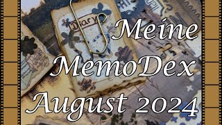 📇 Meine Memory Dex Karte ✂️ Mein Beitrag für Agnes Johannas Tausch Aktion August 2024 #memodexparty
