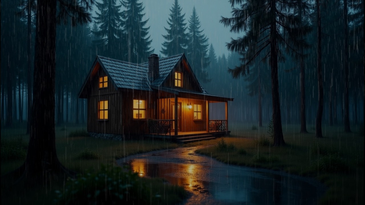 Heavy Rain To Sleep Immediately - ASMR, Rain Sounds For Relaxing Your Mind And Sleep Tonight