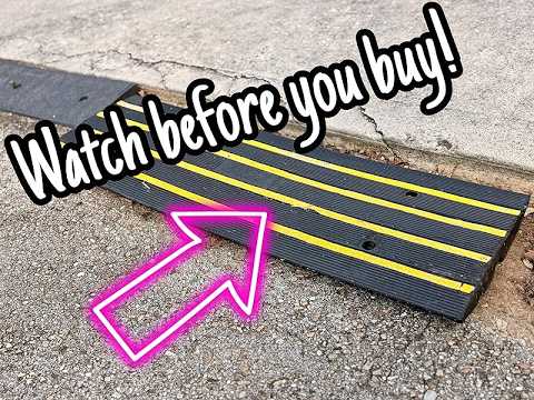 Rubber Car Curb Ramps