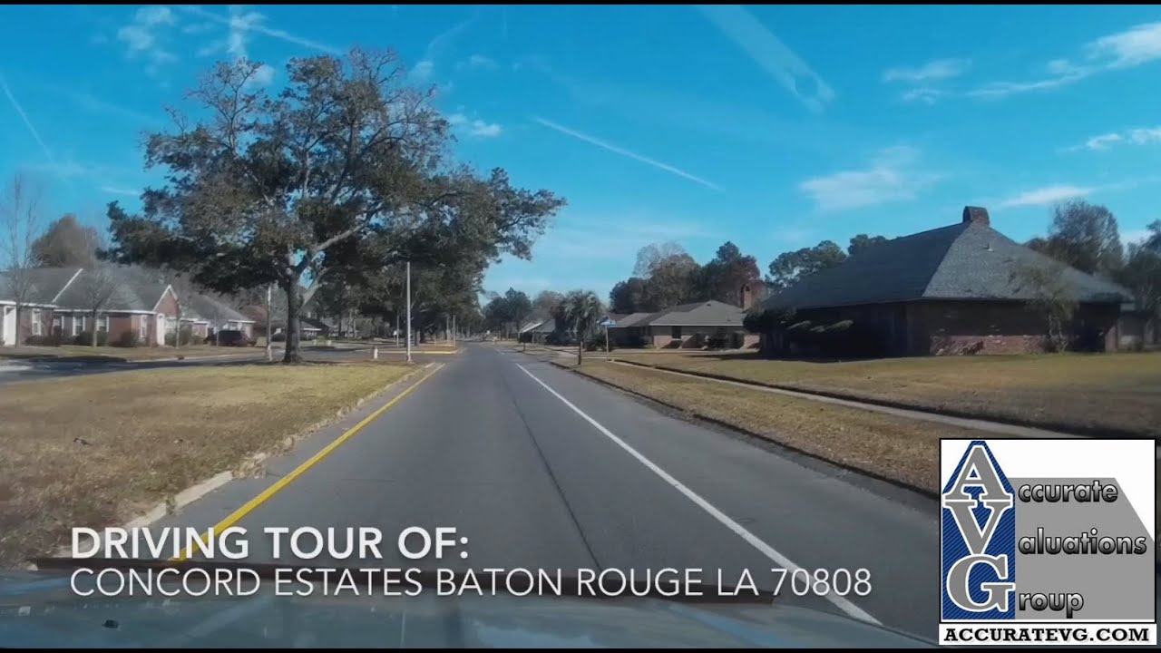Concord Estates Baton Rouge Driving Tour 2014 YouTube