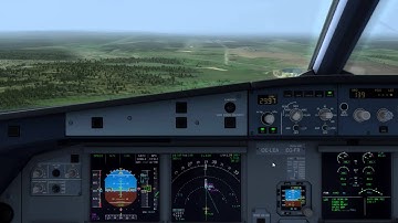 Prepar3D A320 landing in Krasnoyarsk