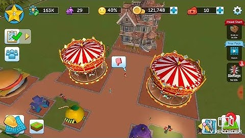 RollerCoaster Tycoon Touch - Build your Theme Park 1-6 LEVEL FIRST START