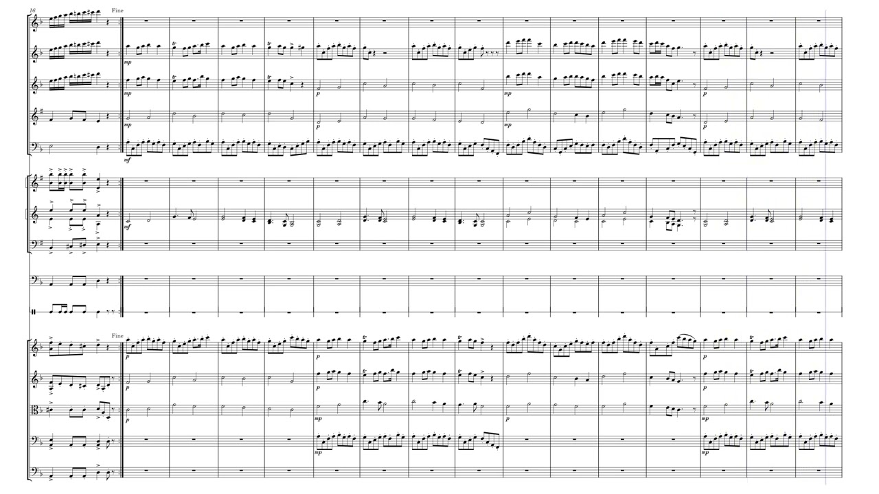 March for Orchestra in D minor, ZV 185