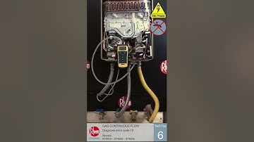 Rheem Tech Tips # 6: Diagnose Error Code 12 on Rheem Series 2 Gas Water Heaters