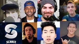 Fousey, Leafy, Scarce, RiceGum, HonorTheCall, Phant0m, Tmartn2, Syndicate, DramaAlert LIVE SUB COUNT