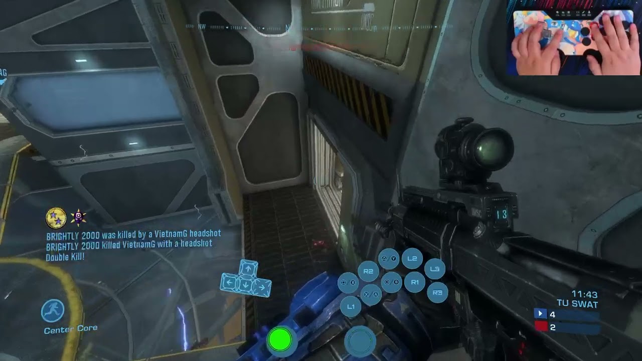 Halo on the SWORL controller