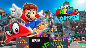 Super Mario Odyssey (yuzu EA 1868/Hades) - GTX 1650 (GDDR6) & Ryzen 3 2200G & 8GB RAM
